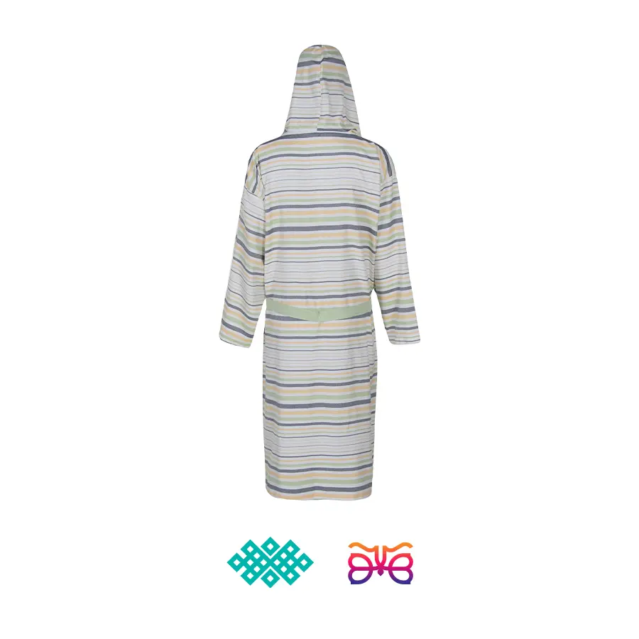 حوله تنپوش کلاهدار راه راه - Image 3